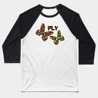 Fly butterfly Baseball T-Shirt